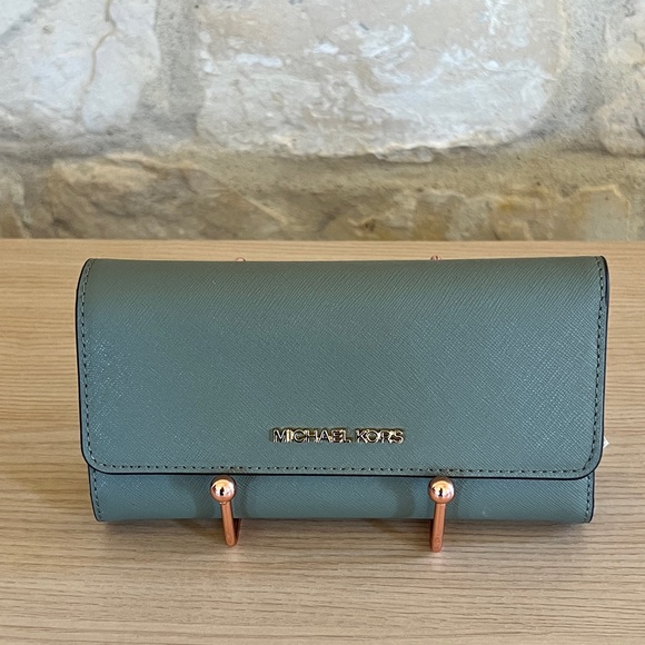 Michael Kors Jodie MD Signature Tote  Handbag Light + Wallet set NWT Authentic - Picture 9 of 12